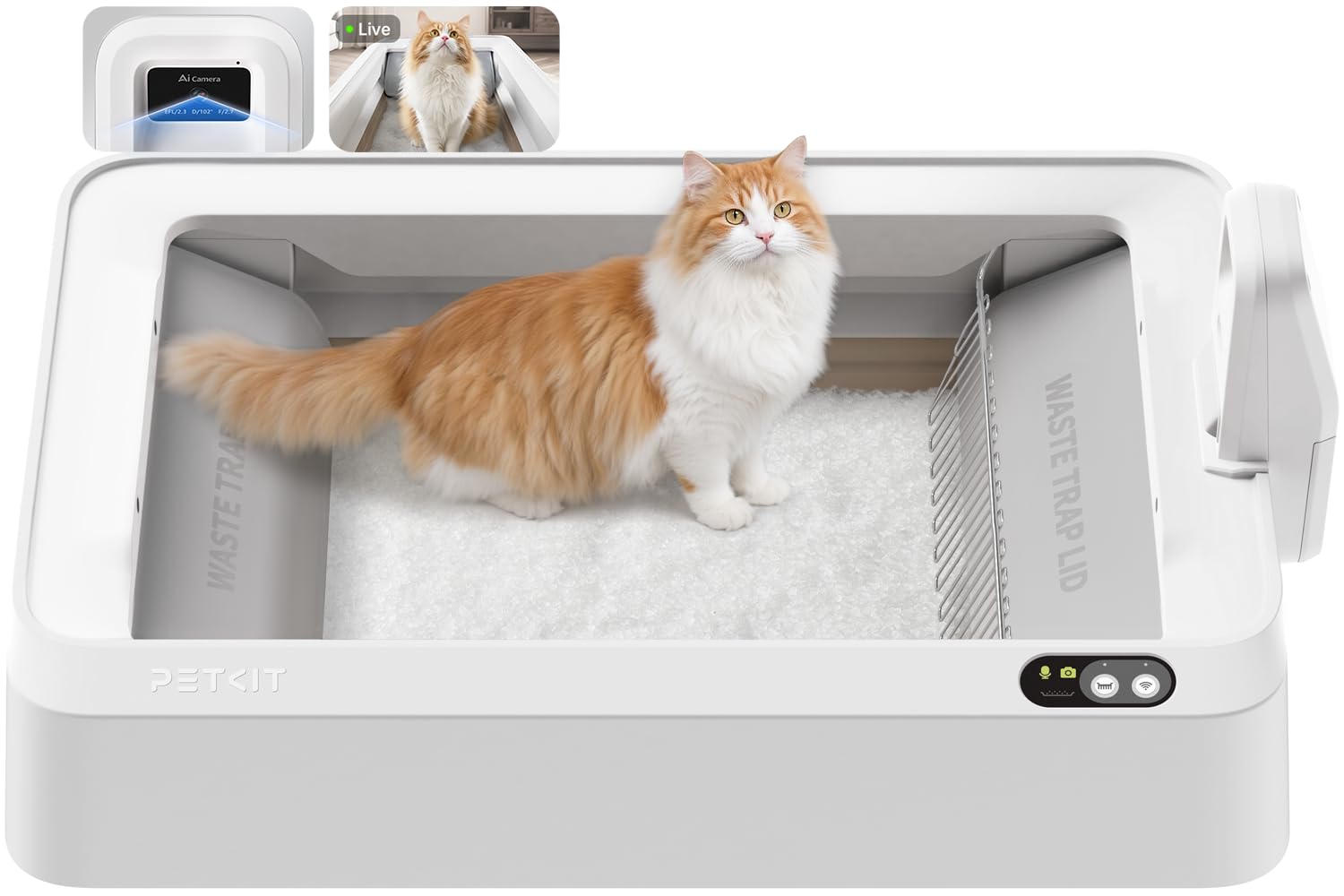 PETKIT AI Self-Cleaning Litter Box – Smart Automatic Cat Box