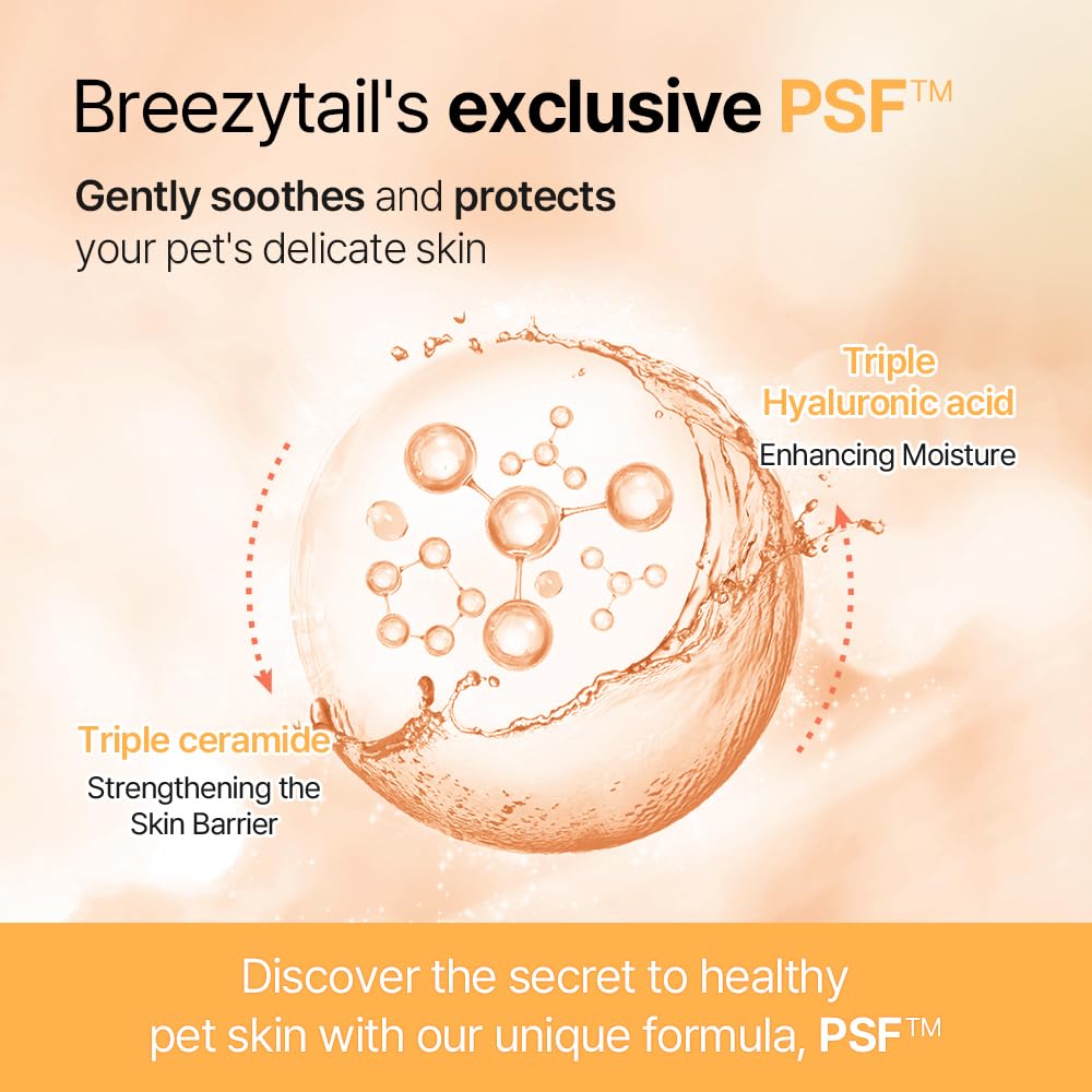 PetO’Cera Cat Shampoo & Conditioner – Hypoallergenic & Itch Relief (10.1oz, 300ml)