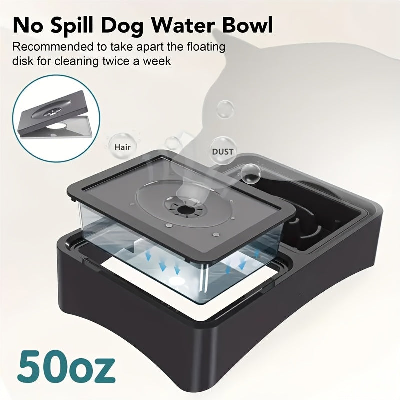 [Ergonomic Stainless Steel Pet Bowls] Adjustable Height Raised Dog Bowl Stand with No-Spill & Slow Feeder Design - Ergonomic Stainless Steel Pet Bowls for All Dog Sizes & Cats, Anti-Slip & Easy to Clean, Perfect for Healthier