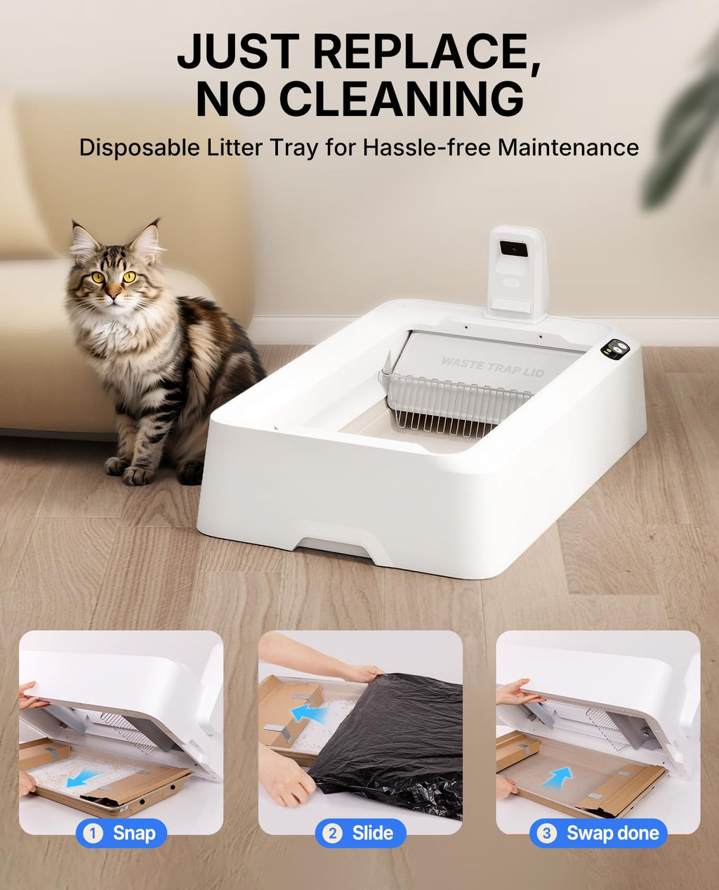 PETKIT AI Self-Cleaning Litter Box – Smart Automatic Cat Box