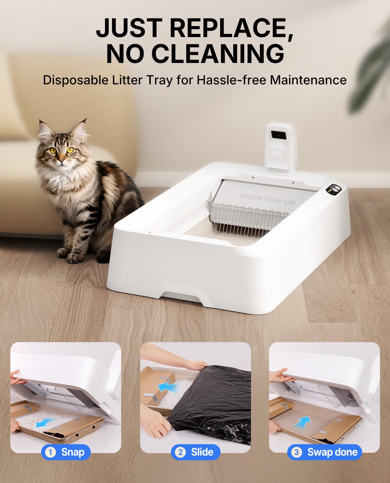 PETKIT AI Self-Cleaning Litter Box – Smart Automatic Cat Box