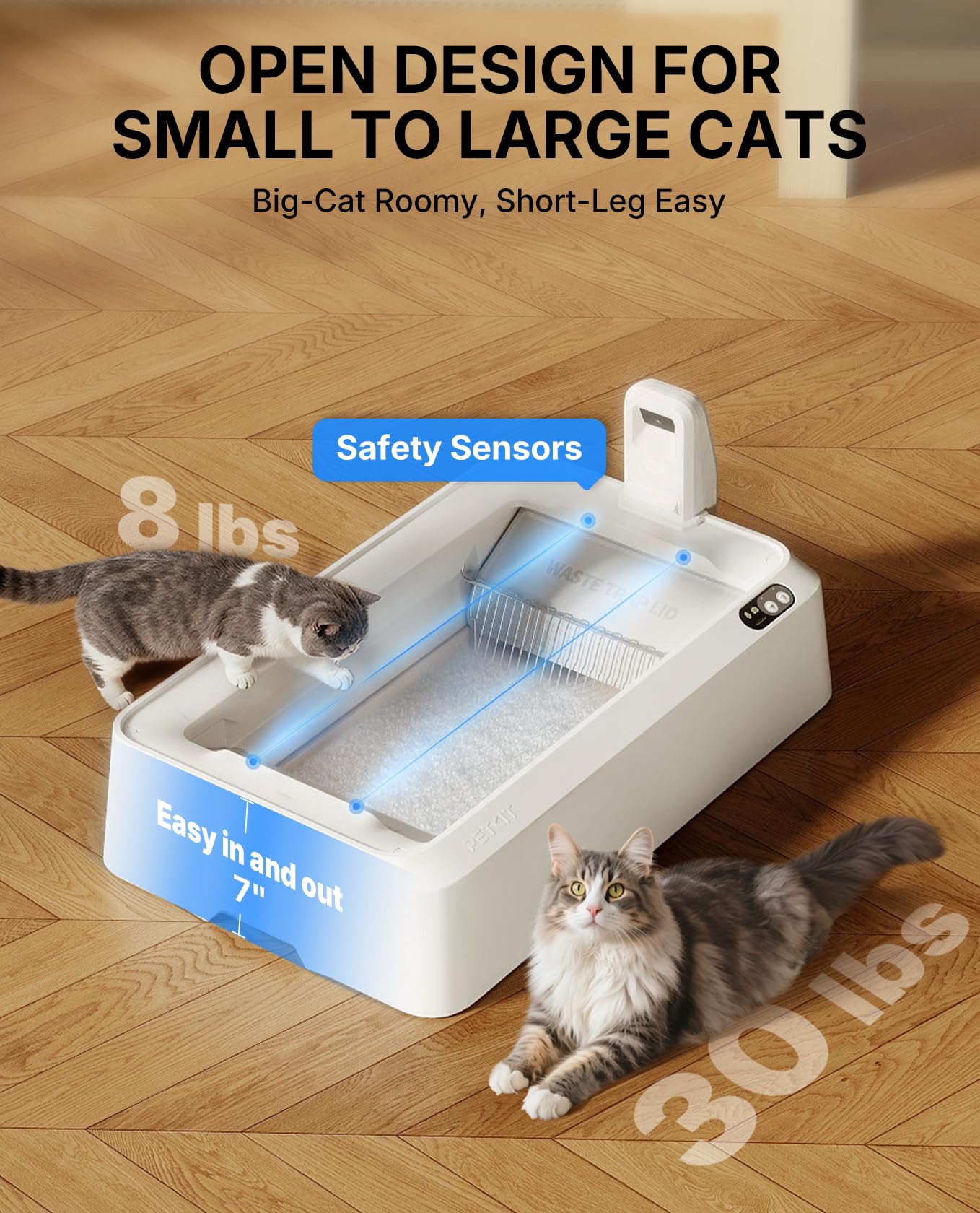 PETKIT AI Self-Cleaning Litter Box – Smart Automatic Cat Box