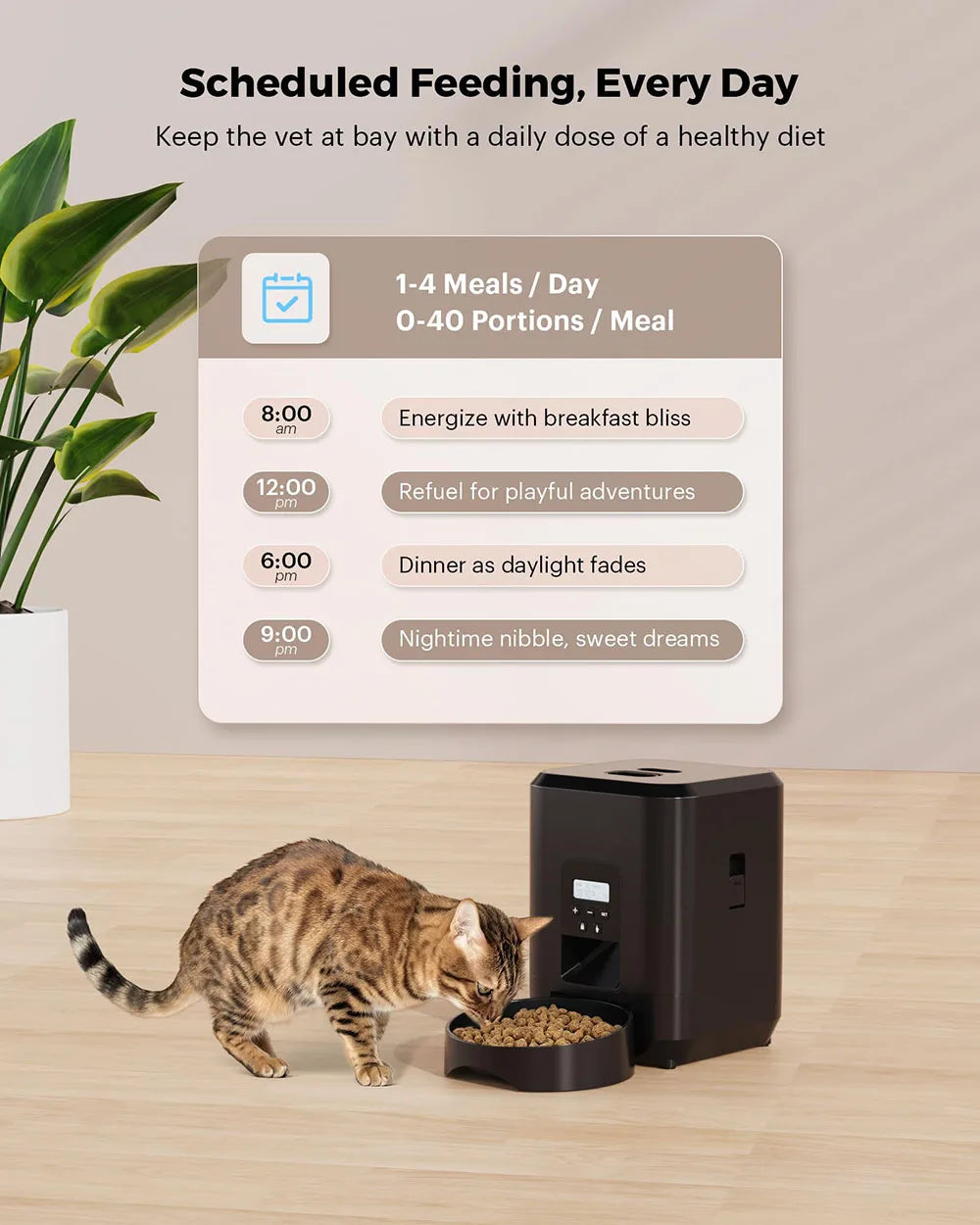 Smart Pet Feeder Automatic Cat Feeder Dog Slow Food Machine With Timed Quantitative
