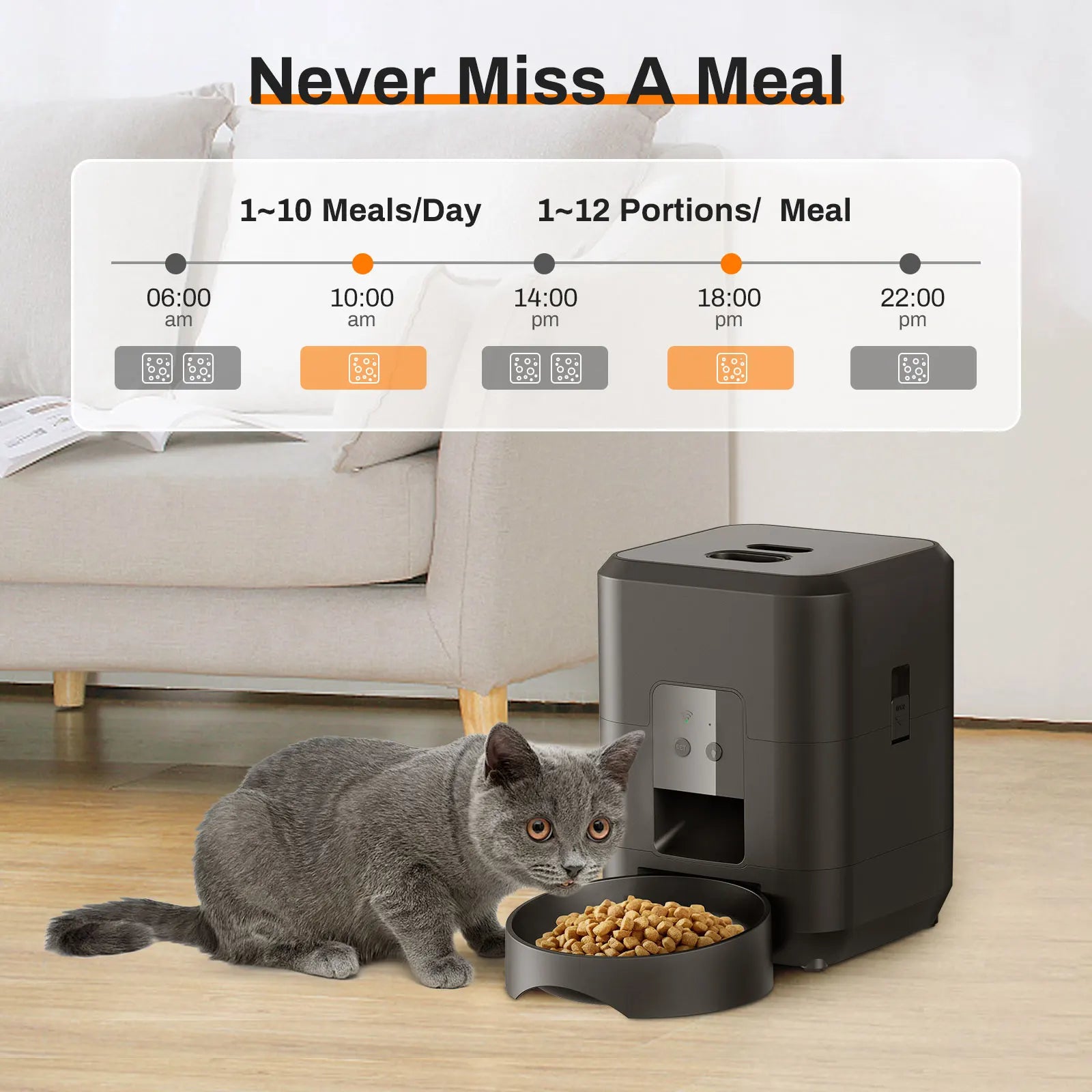 Smart Pet Feeder Automatic Cat Feeder Dog Slow Food Machine With Timed Quantitative