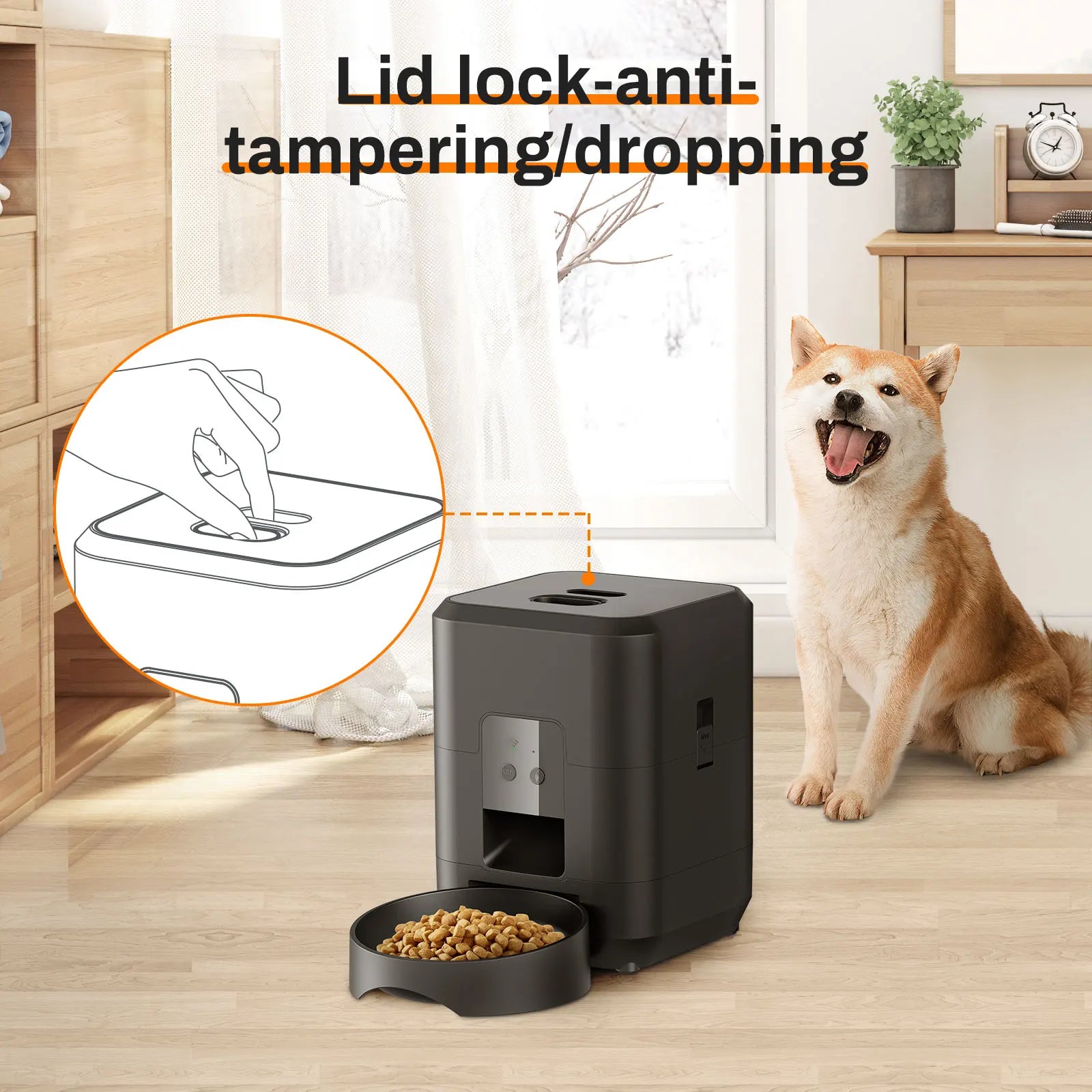 Smart Pet Feeder Automatic Cat Feeder Dog Slow Food Machine With Timed Quantitative