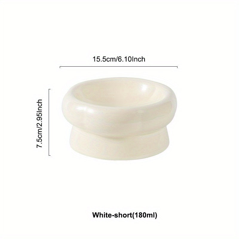 Ceramic Elevated Pet Bowls for Healthy Feeding and Hydration of Your Dog or Cat